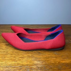 Rothy's Red and Blue Flats